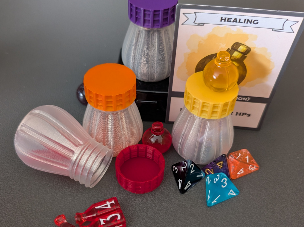 Dice Potion Bottle - Vase Mode