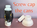 Screw cap the cans