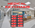 medical keychains / charms pack 1 free commercial