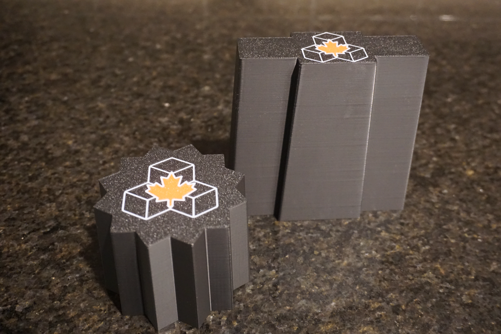 Rubik's Clock Cover - Speedcubing Canada Logo