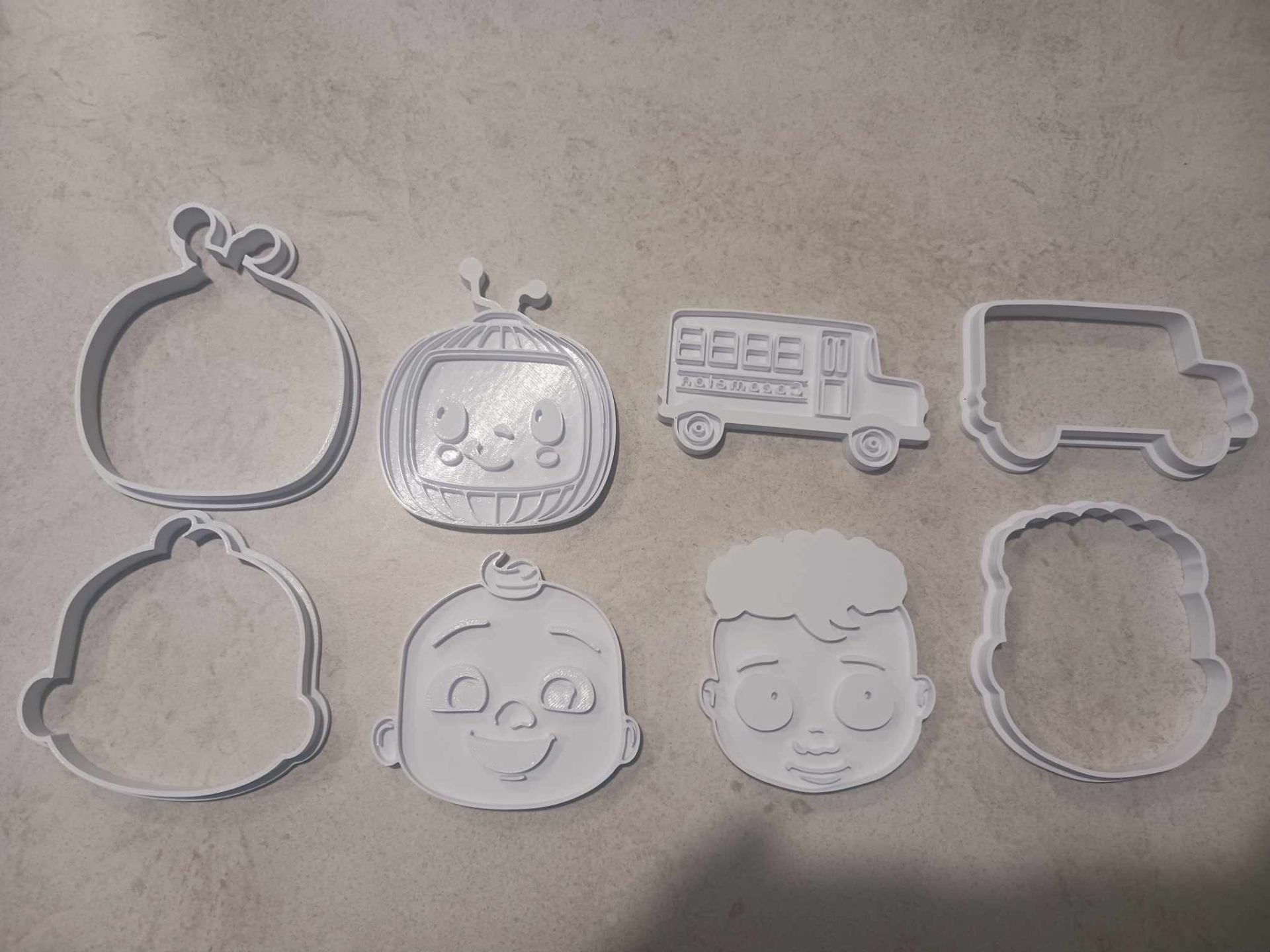 Cocomelon Cookie Cutters and Stamps