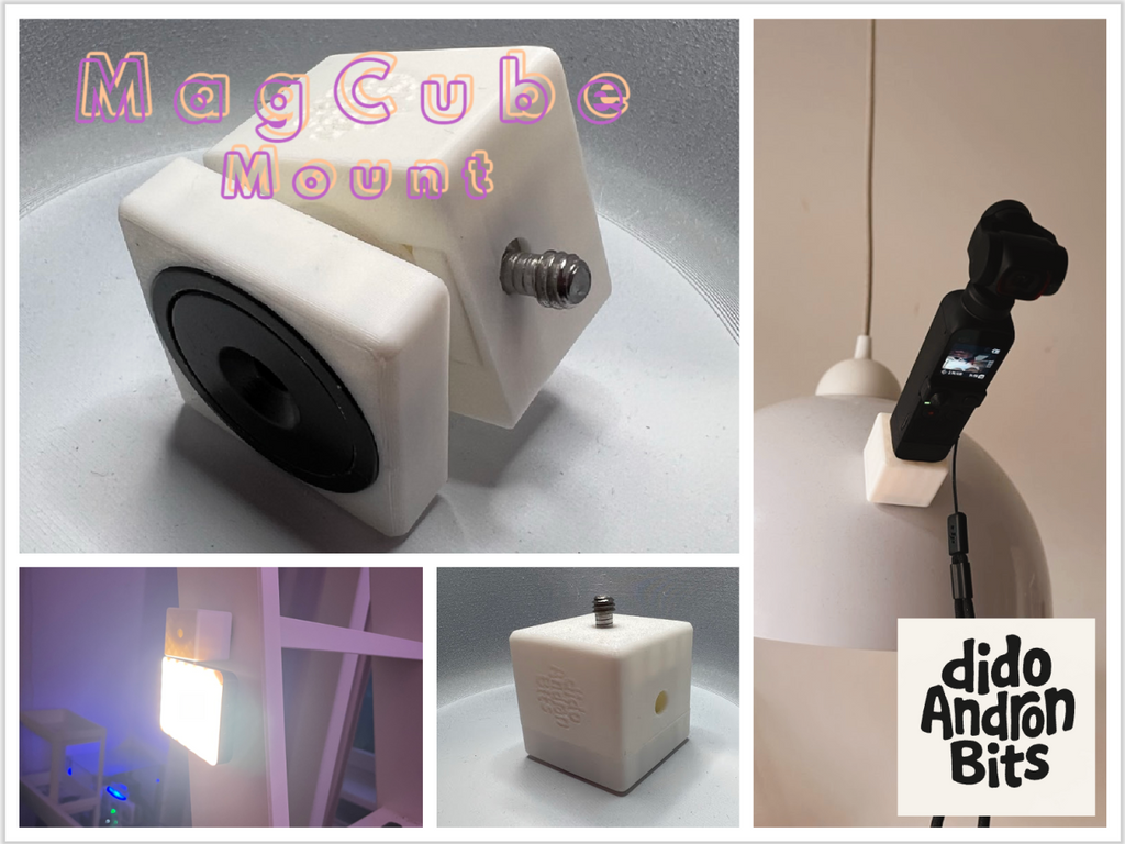 MagCube Mount – Magnetic Camera & Light Mount
