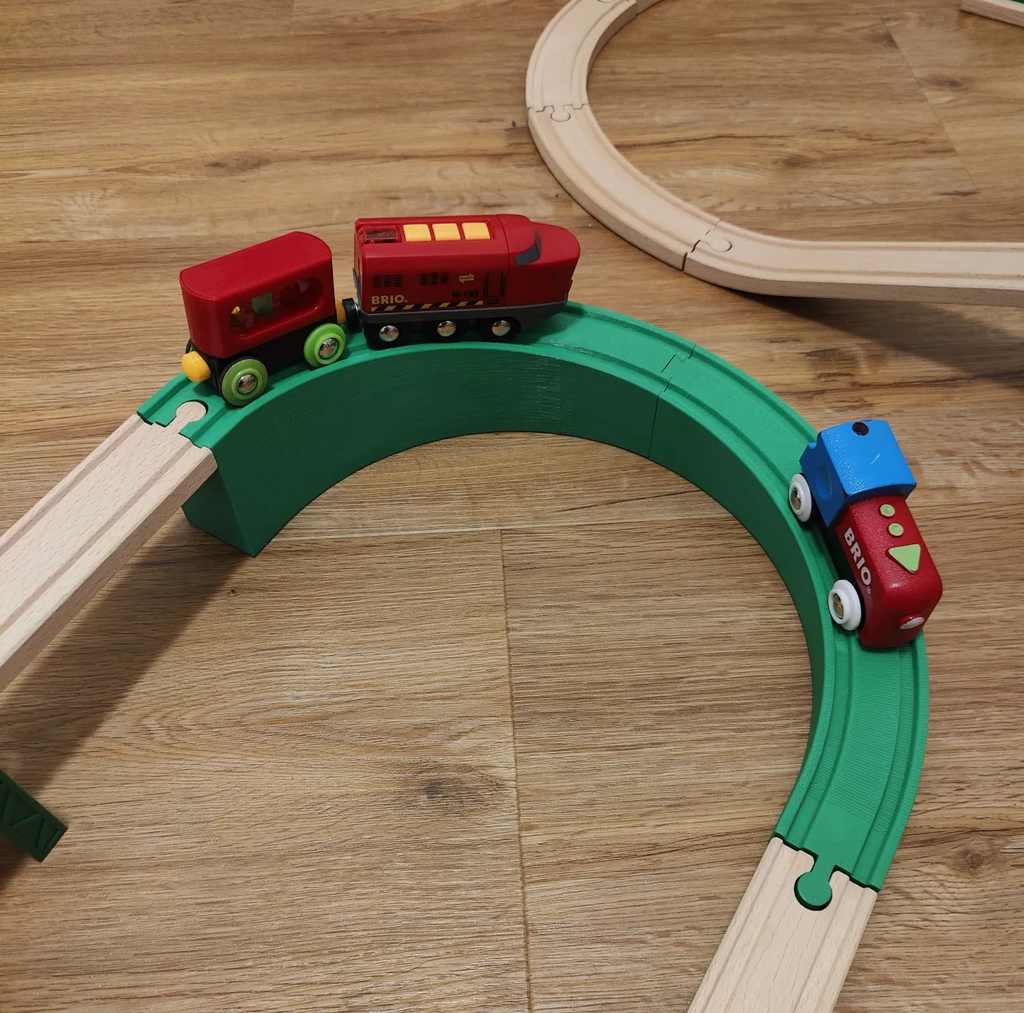 180° Brio Uphill Track (2 Parts)