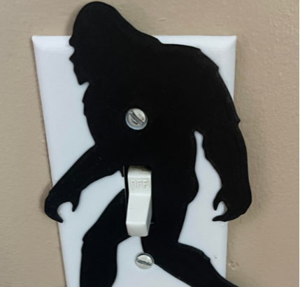 Bigfoot / Sasquatch / Yeti Lightswitch cover