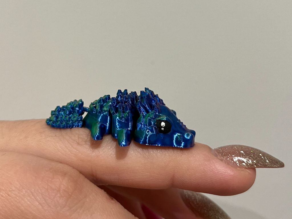 articulated minis baby spike dragon