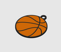 Basketball keychain (multicolor)