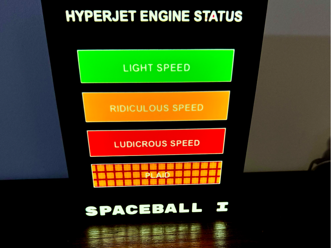 Spaceball One: Hyperjet - Ludicrous to Plaid