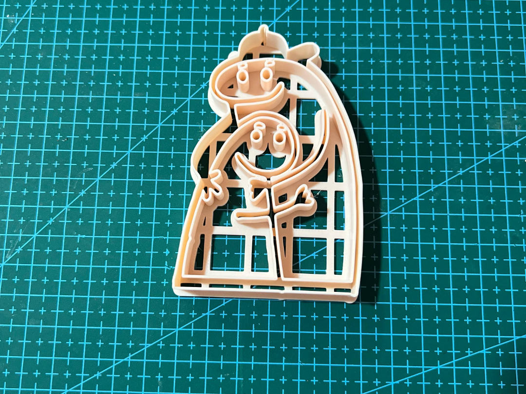 Cortador de galleta flork papa e hijo