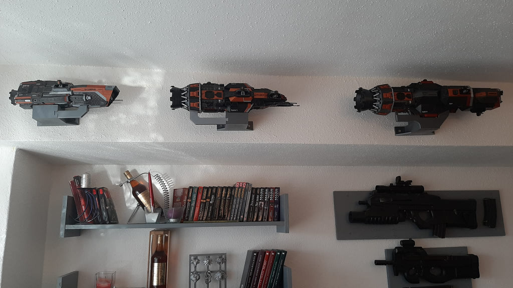 Wall mounted brackets for the MCRN ships