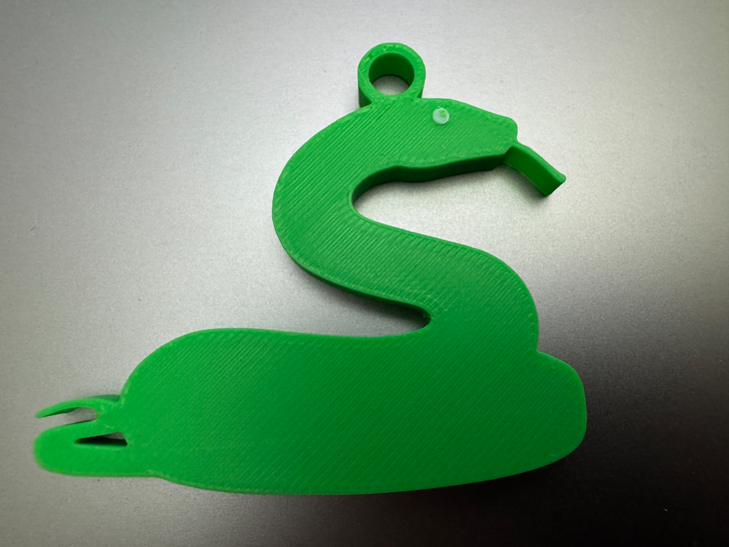 Snake Whistle Keychain
