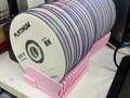 disk holders with rack