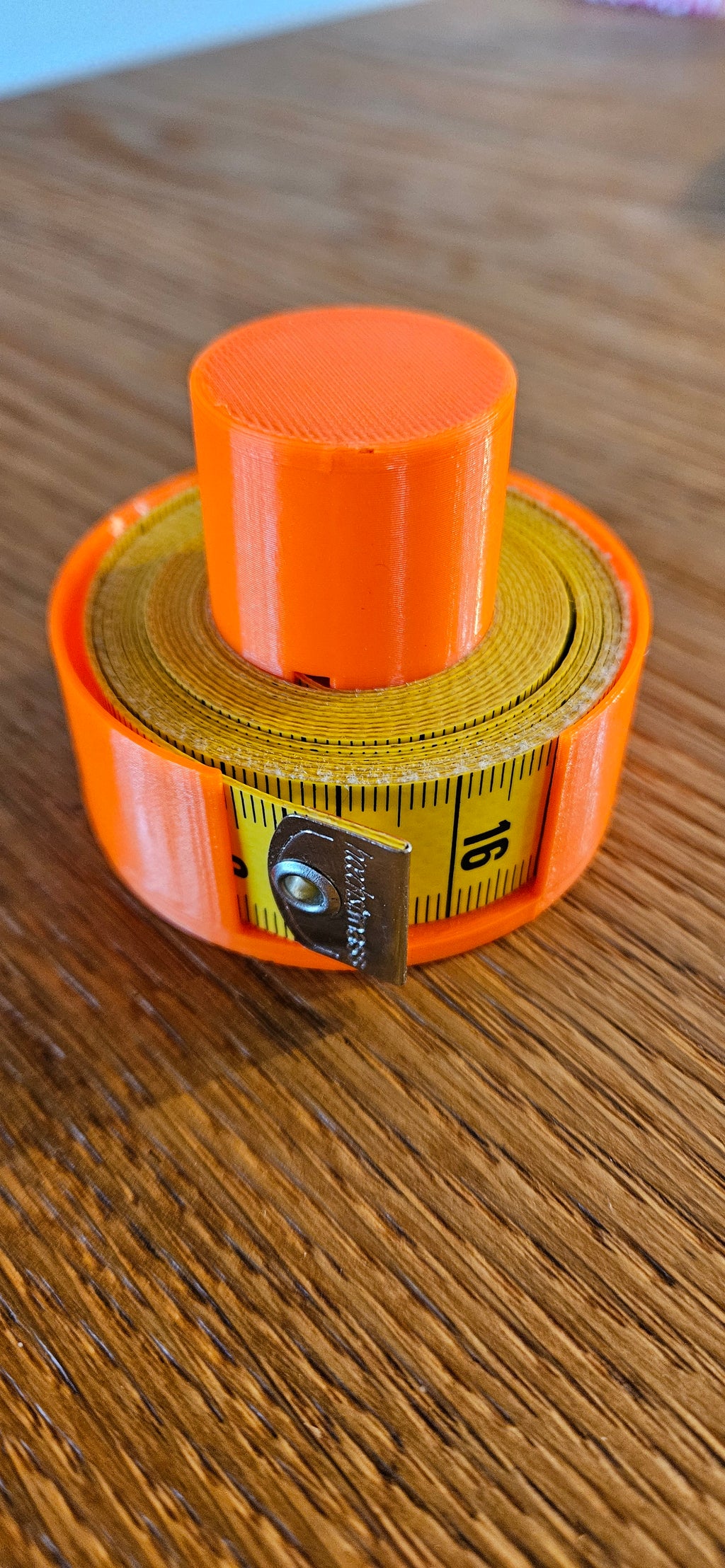 Nähen Massbandaufroller / sewing Tape measure reel