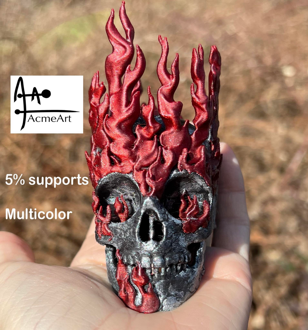 Fire Skull / flame skull