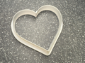 Heart cookie cutter