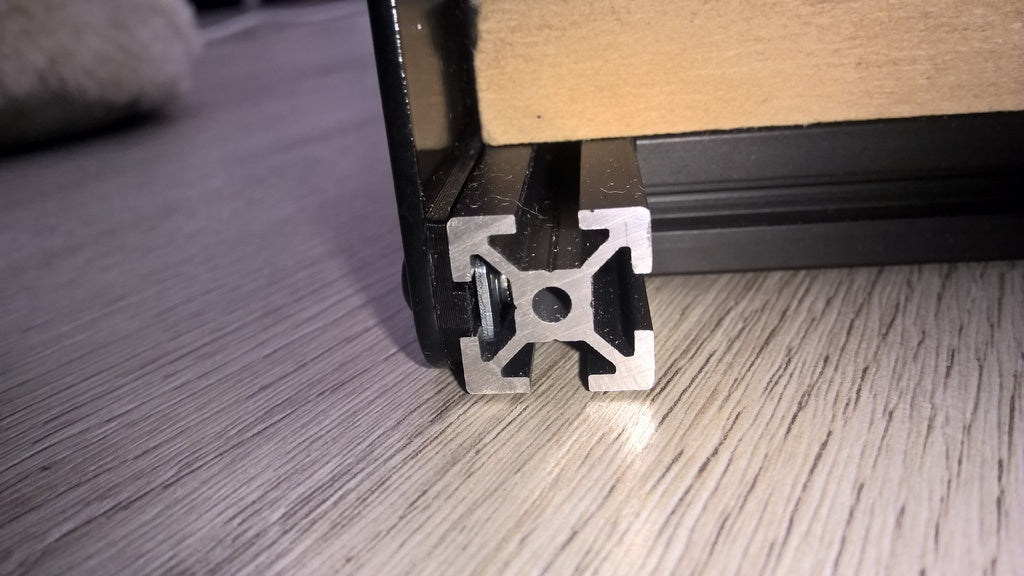 X-Carve Y rail gap filler for aluminium extrusion