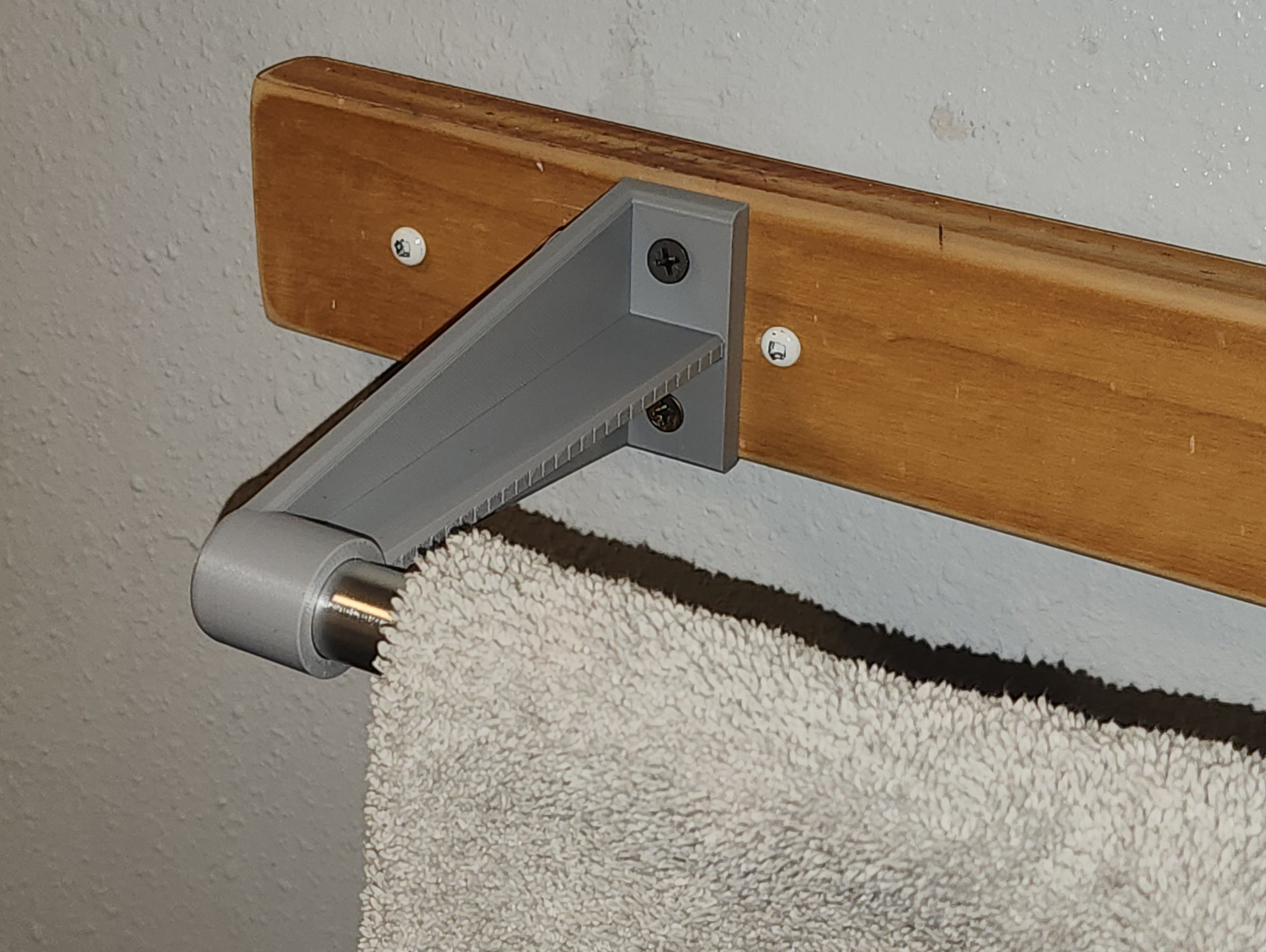 Replacement 16mm Towel Bar Bracket - No Supports