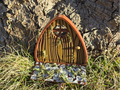 Rustic Fairy Door with Cobblestone