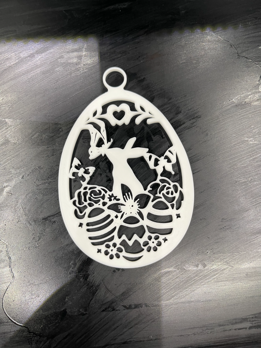 Easter Bunny And Eggs Ornament