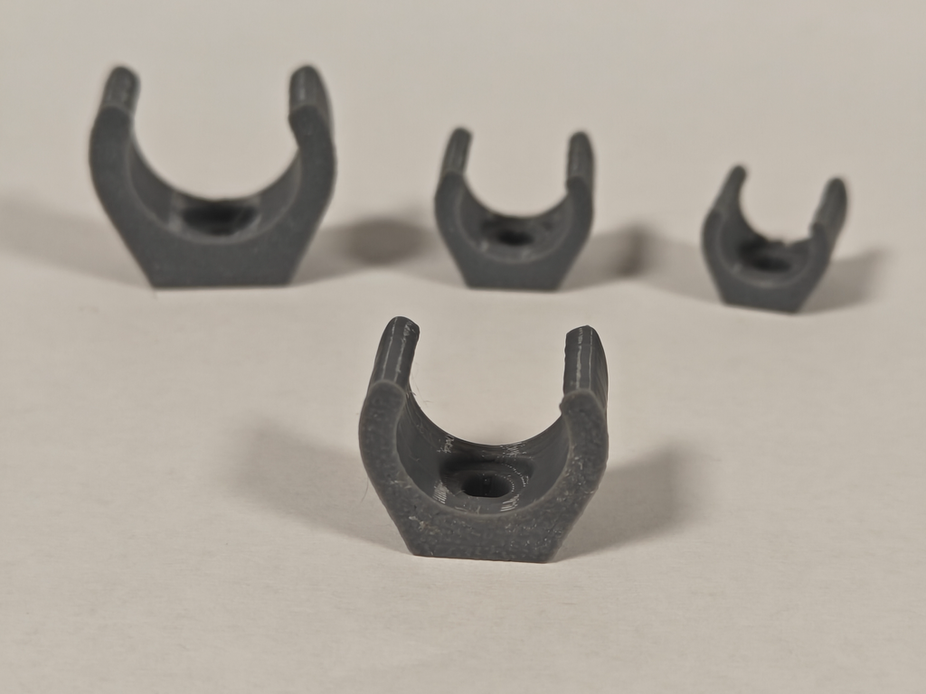 Micro Pipe & Tube Clips | 8-15mm (M3)