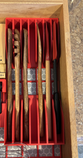Gridfinity Utensil Dividers (1x3 base)