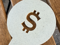 Coffee Stencil – Dollar Sign ($)