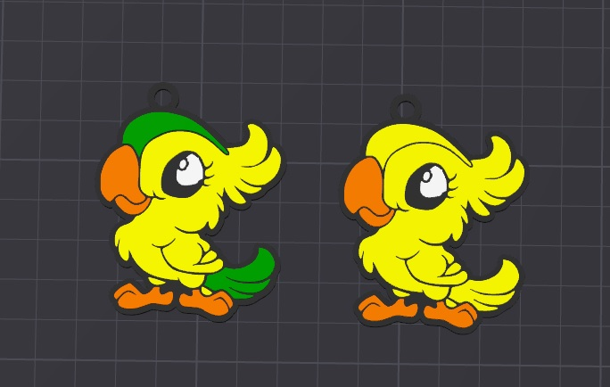 percy the parrot keychain free commercial use
