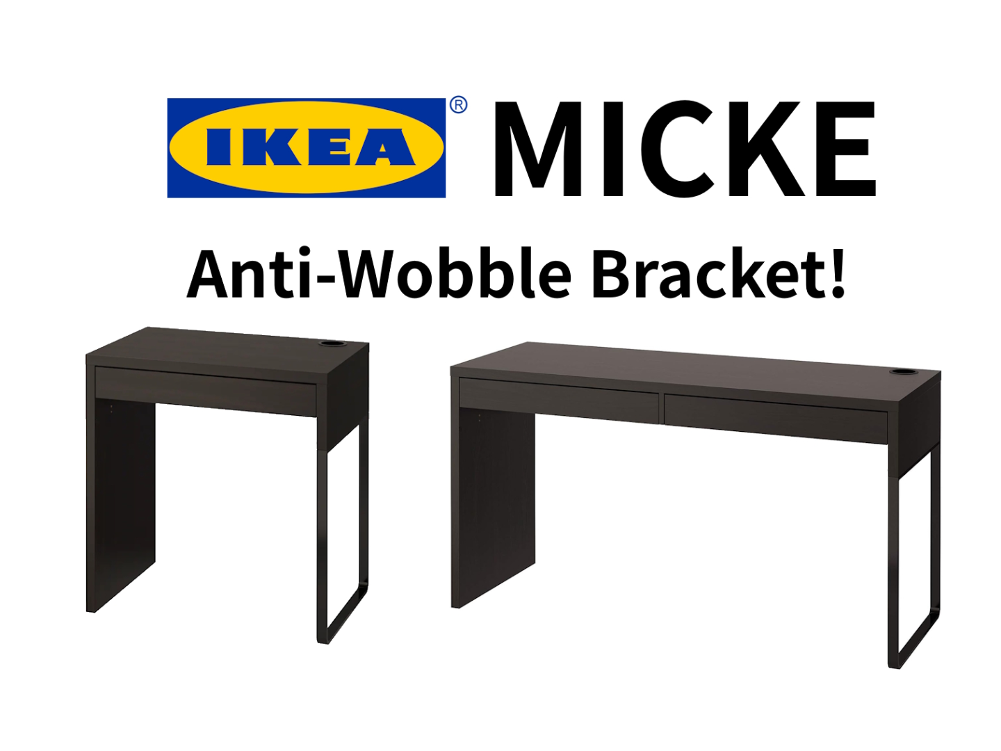 Reinforcing Bracket For IKEA MICKE Desk