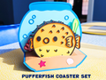 Pufferfish Coaster Set