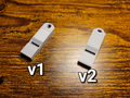 Simple, very loud keychain whistle