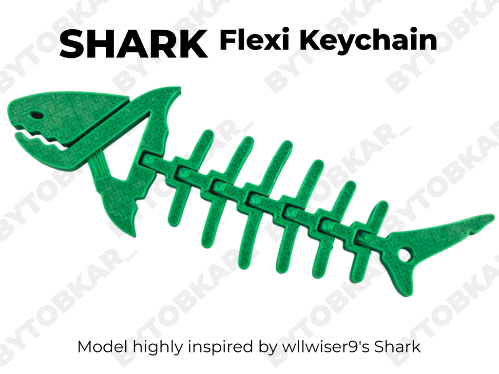 Shark Flexi Keychain