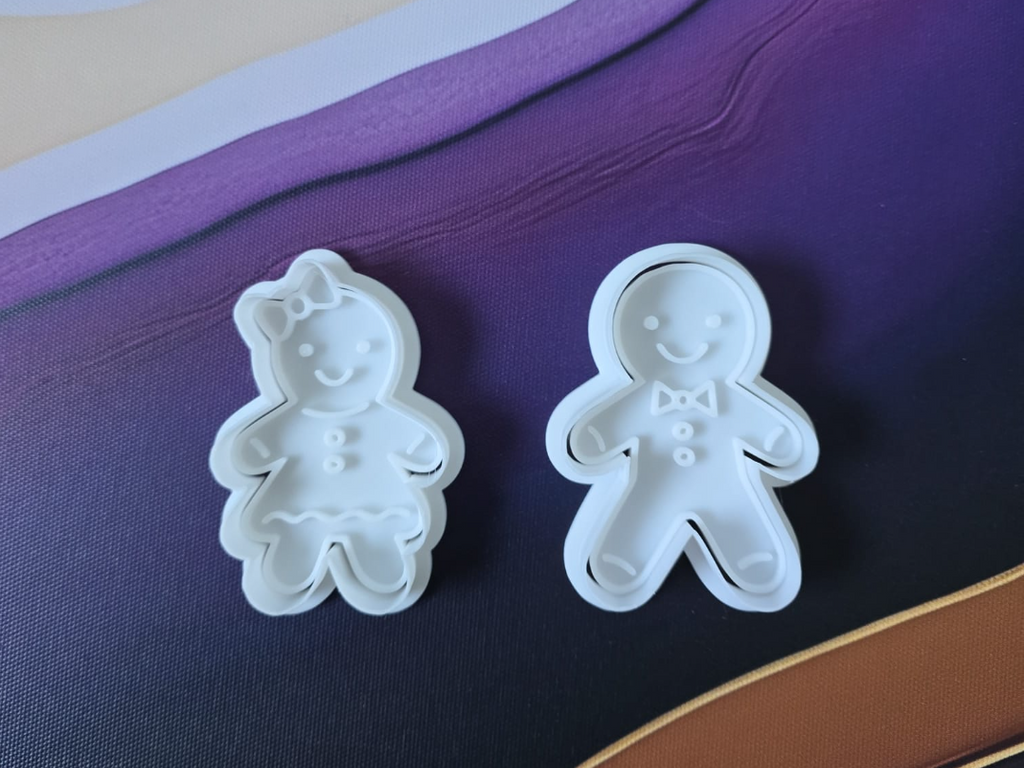 Gingerbread Cookie Cutter Person Shape Playdoh Fun