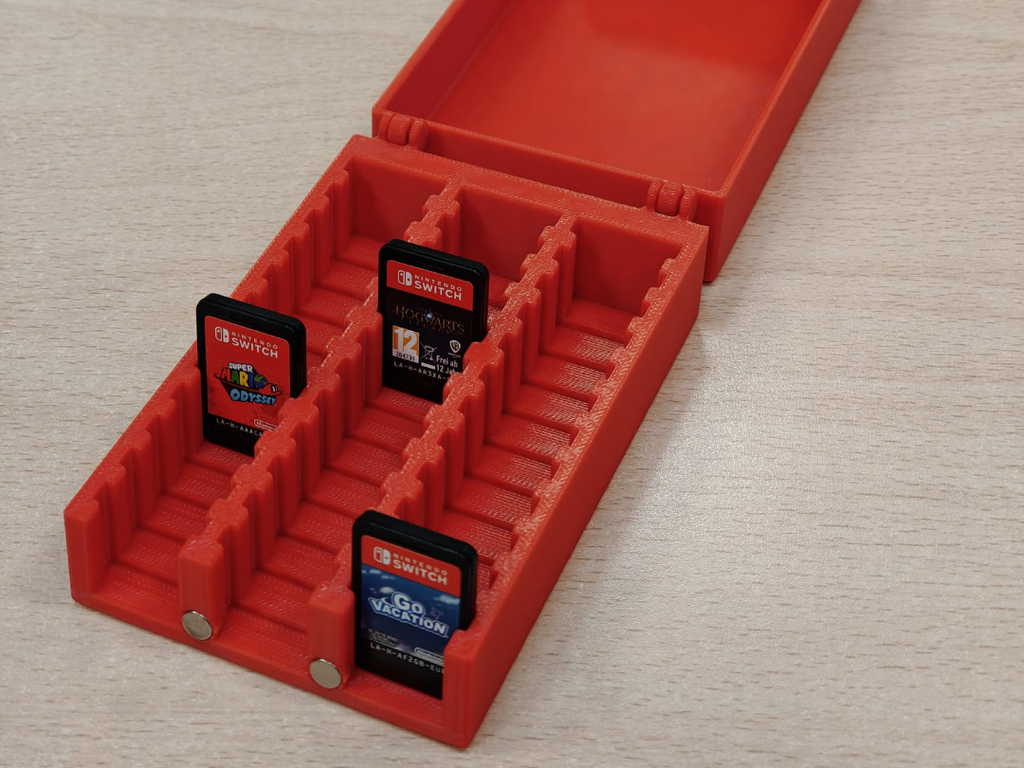Big Nintendo Switch game box with logo.