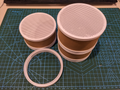 Tube caps and coupler for eSUN refill cardboard core