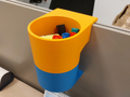 Large pen holder for partition panels