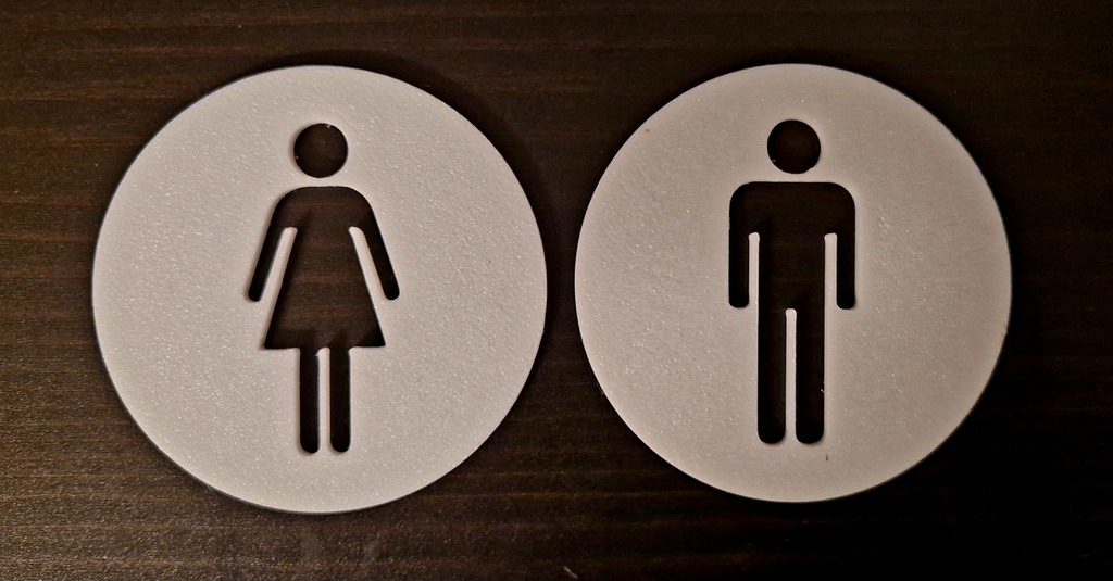 WC Schilder - Toilet sign