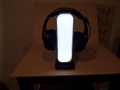 Headphone holder lightbox