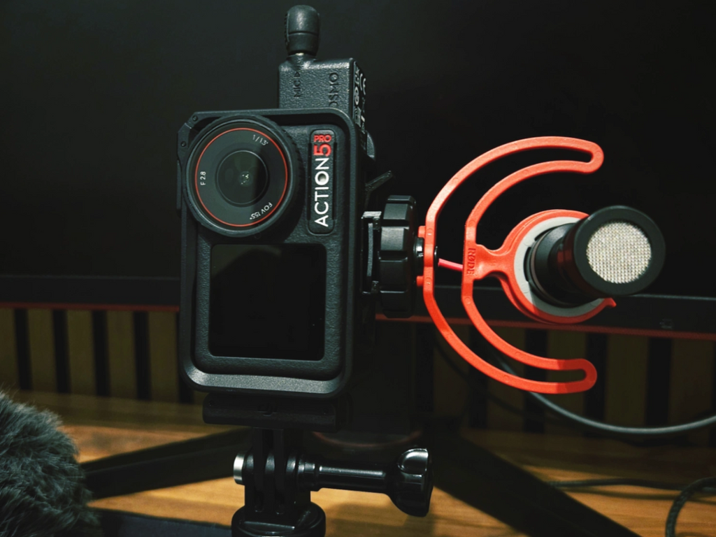 Osmo Action microphone holder