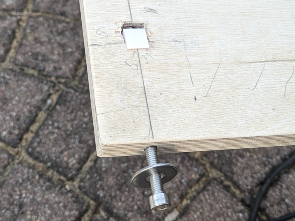 M6 Nut Holder for <= 15mm Board (Side Mount)