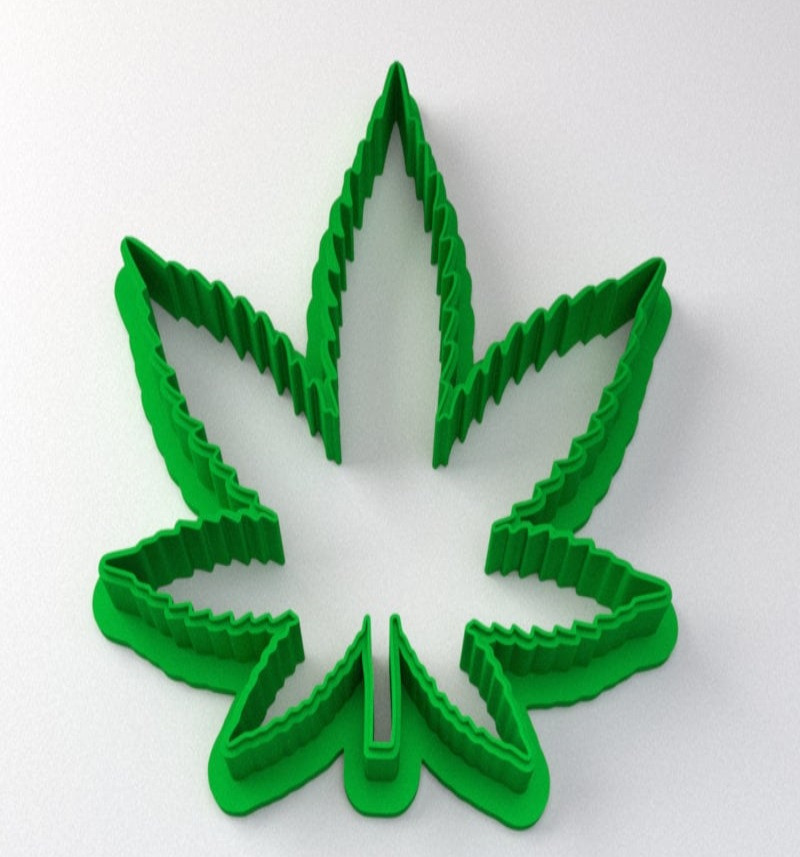 Cannabis Cookie Cutter - Marijuana Leaf REMIX
