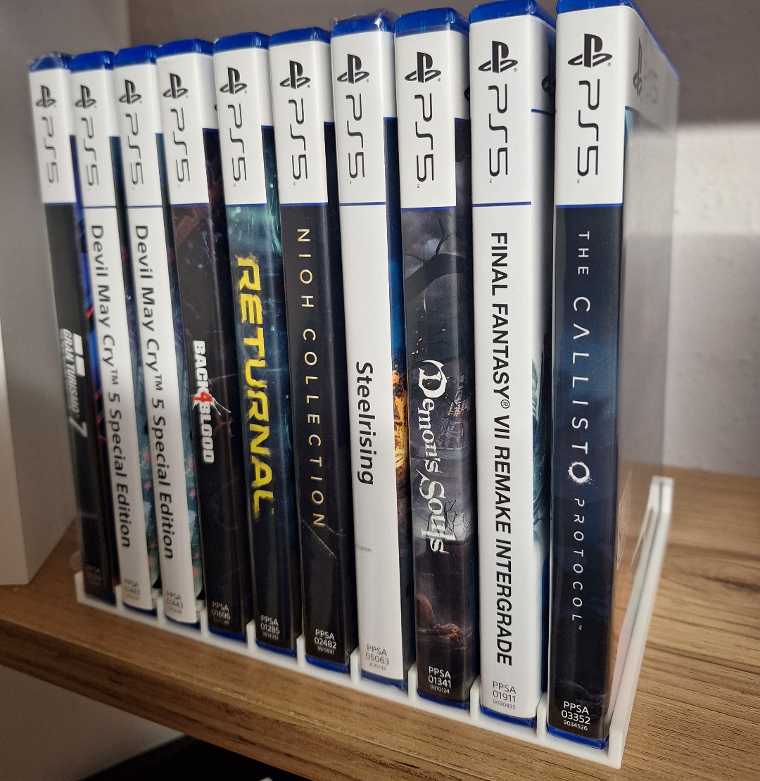 PS5 Games Holder / Stand up to 10 games <1h print