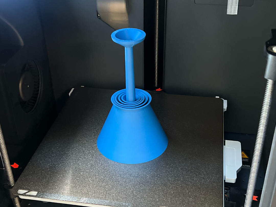 Print-in-place (PIP) Retractable Desktop Vuvuzela