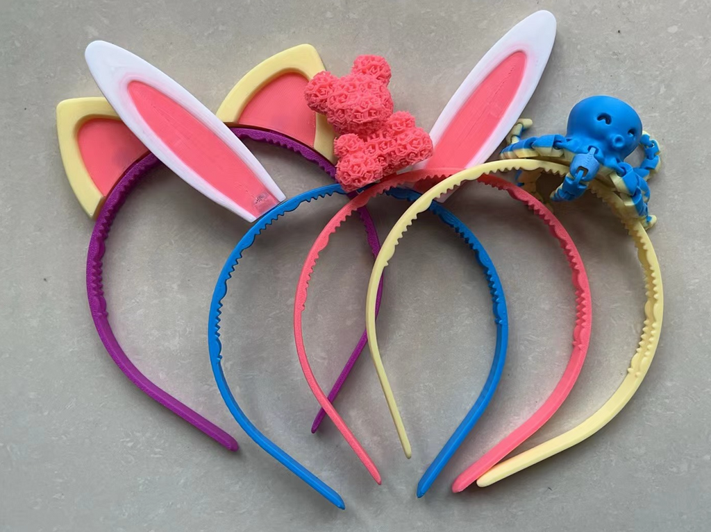 Detachable and customizable headbands，可装卸和自定义的发箍