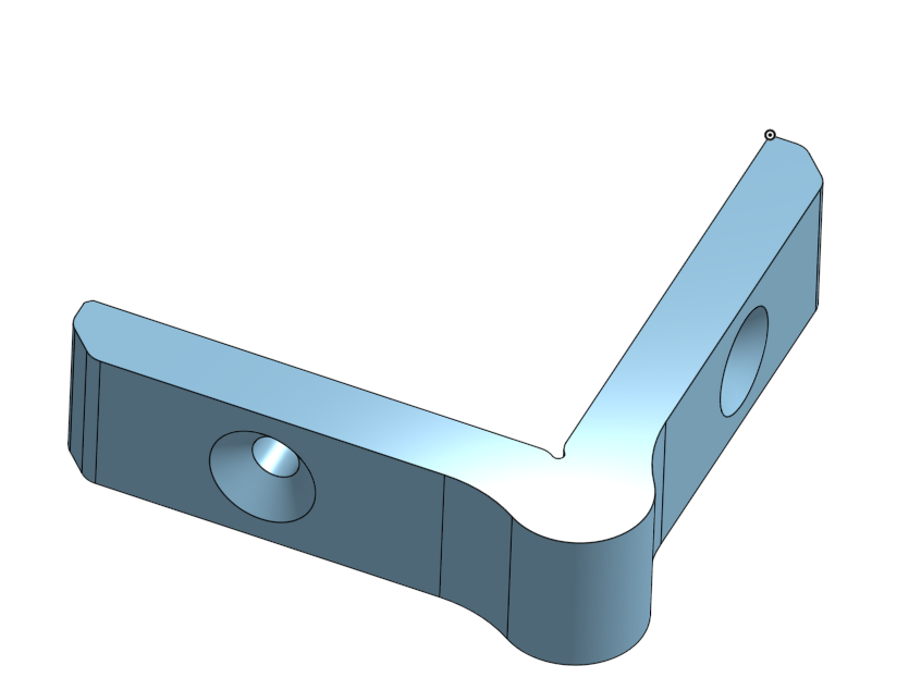 Soft corner for shelf