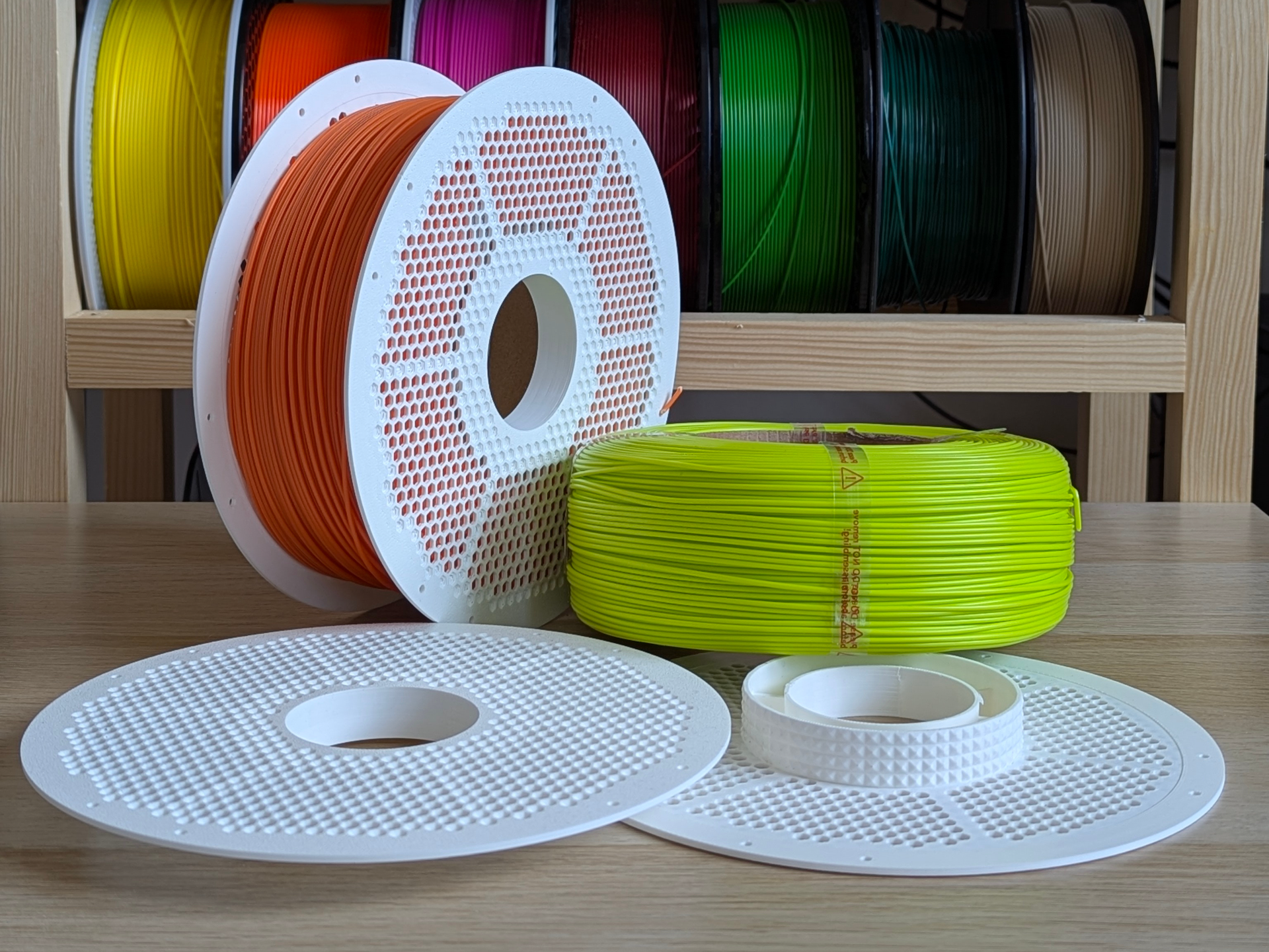 Bambu AMS Lite reusable spool (very light!)