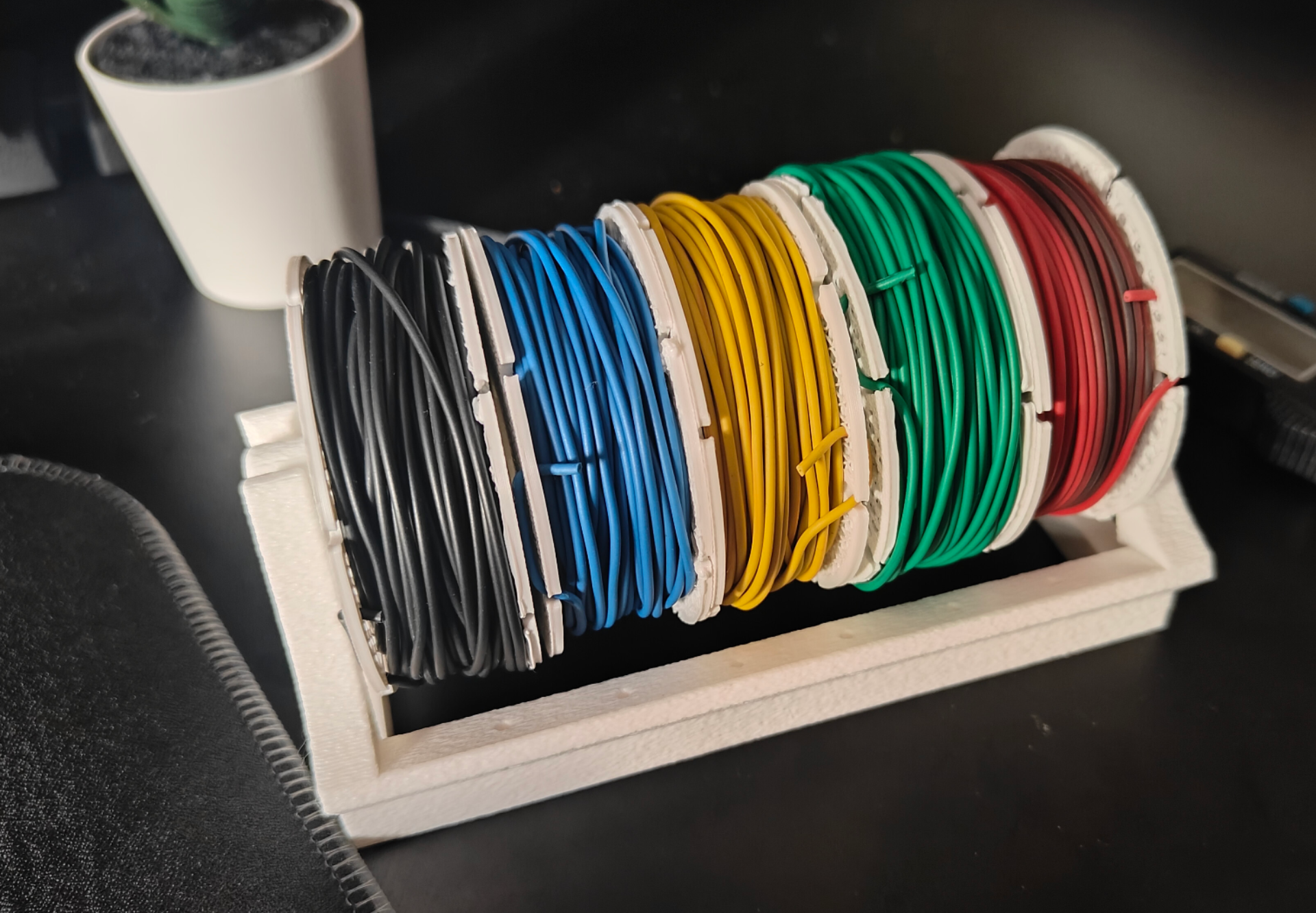 Wire Spool Organiser 5 Spools