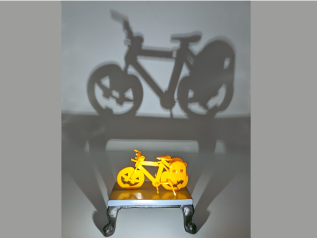Halloween Ghost Bike Kit Card