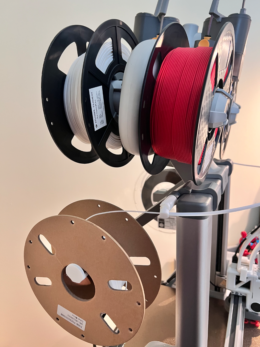 BambuLab A1 Spool Holder with Bearings 608 V3