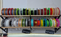 Wall spool holder brackets for 23mm rods