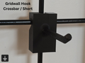 Gridwall Hook for Crossbar - Short