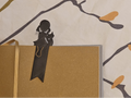Girl & Cat Bookmark
